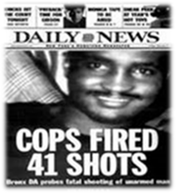 Amadou Diallo -- 41 Shots