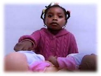 A person holding a baby
Description generated with high confidence